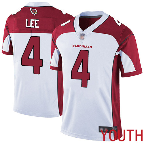 Arizona Cardinals Limited White Youth Andy Lee Road Jersey NFL Football #4 Vapor Untouchable->nfl t-shirts->Sports Accessory